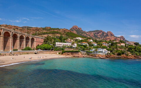 Anthéor 651: Acqua, Corpo D'Acqua, Costa, Costiera E Morfologie Oceanic, Estate, Riva, Banca, Mare, Spiaggia, Attrazione Turistica