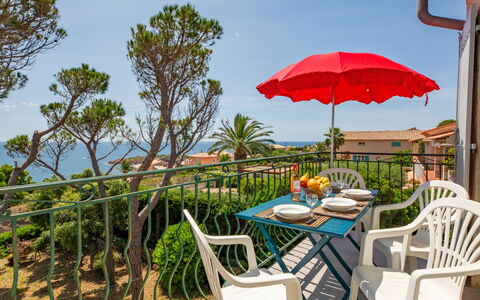 Anthéor 651: Mare, Shade, Oceano, Costa, Mobili Da Esterno, Tropici, Eco Hotel, Balcone, Spiaggia