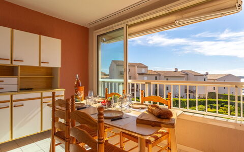 Les Morières: Table, Property, Cabinetry, Sky, Wood, Lighting, Architecture, Interior Design, Cloud, Chair